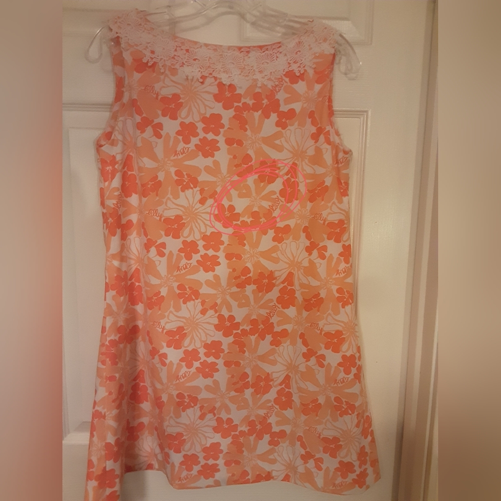 Key west for lilly pulitzer vintage fabric handmade dress
